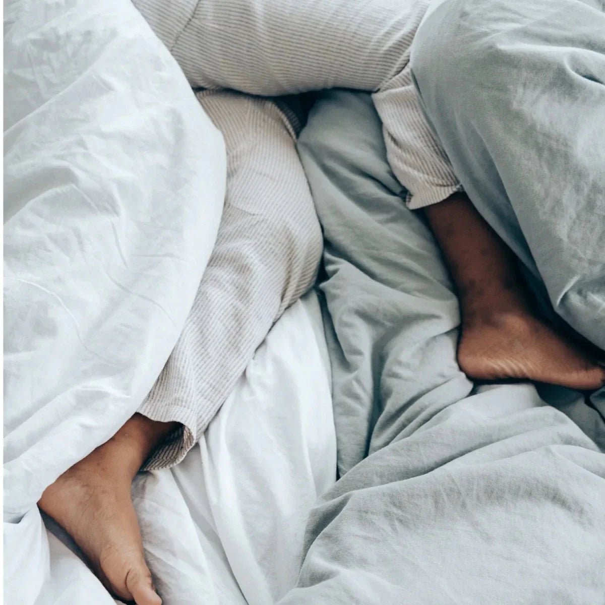 Beine im Bett, Waden